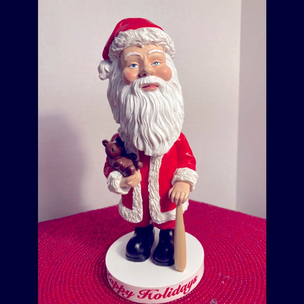 *New Santa BobbleHead Happy Holidays Nodderz